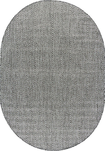 Циновка Merinos Kair S156-OVAL-DARK GRAY (1х2)