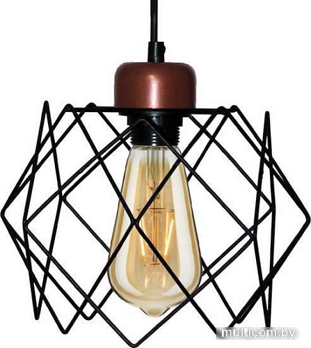 Подвесная люстра Элетех Сигма 231 НСБ 01-3х60-161 Е271005404794 (черный муар/медь)