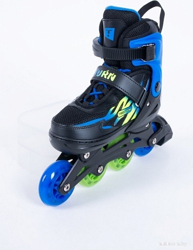 Роликовые коньки Tech Team Burn (р.34-37, синий)