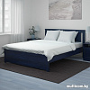 Кровать Ikea Сонгесанд 200x140 (коричневый, основание Лонсет) 592.410.74