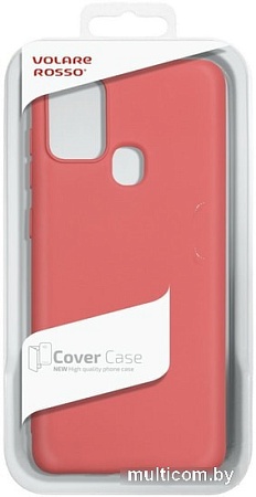 Чехол VOLARE ROSSO Charm для Samsung Galaxy A21s (красный)