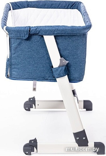 Приставная детская кроватка Nuovita Accanto (темно-синий)