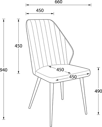Стул Мамадома Leonard M-R1 360 (b05 Latte Lux/черный)