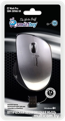 Мышь SmartBuy 309AG Silver/Black (SBM-309AG-SK)
