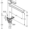 Однорычажный смеситель Kludi Zenta 38973 9675