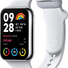 Фитнес-браслет Xiaomi Smart Band 8 Pro M2333B1 без NFC (серебристый, с белым силиконовым ремешком, международная версия)