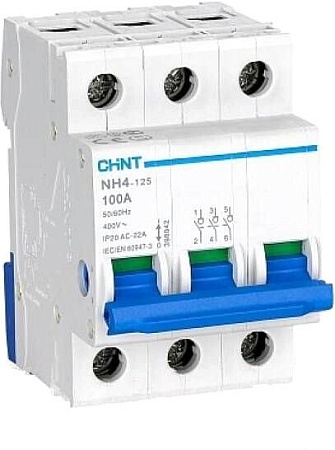 Выключатель нагрузки Chint NH4 3P 125A 398034