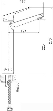 Смеситель Cersanit Flavis 63038