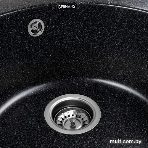 Кухонная мойка Gerhans A04 (черный)
