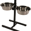Миски на подставке Duvo Plus Twin feeder H-stand + bowls XL