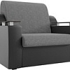 Кресло Лига диванов Сенатор 100703 60 см (серый/черный)