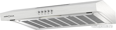 Кухонная вытяжка Krona Ermina 600 PB (нержавеющая сталь)