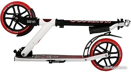 Двухколесный подростковый самокат Maxiscoo LX-205 MSC-LX205-R (красный)