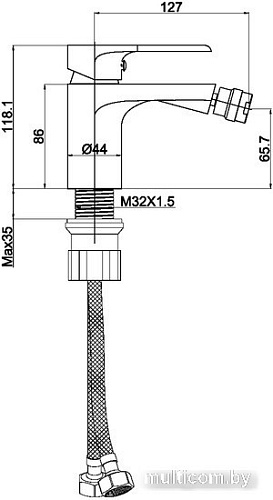 Смеситель Maxonor Pure Life PL5091