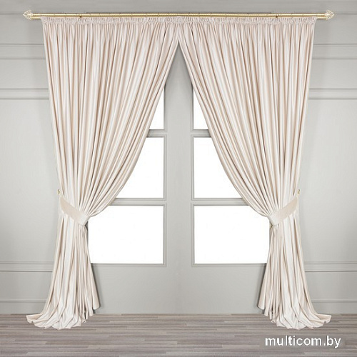 Штора Mio Tesoro Velvet 1.5x2.6 м (кремовый)