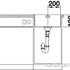 Кухонная мойка Blanco Andano 400-IF (без клапана-автомата)