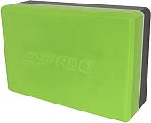 Блок для йоги Espado ES2722 (серый/зеленый)