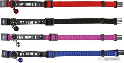 Ошейник Trixie My home с биркой для адреса, цвета в ассортименте (4180)