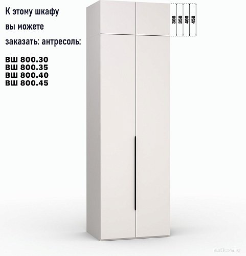 Шкаф распашной Кастанье Модерн Ш 800.3 (кашемир)