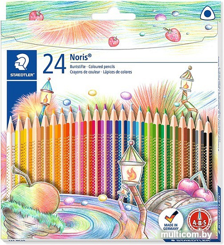 Набор цветных карандашей Staedtler Триплюс Слим 127 NC24