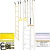 Шведская стенка (лестница) Kampfer Wooden Ladder Wall (3 м, жемчужный/белый)