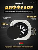 Вентиляционная решетка HOMY AIR круглый A100BRS d150 (черная)