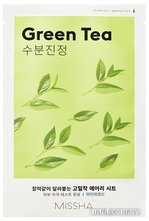 Missha Airy Fit Sheet Mask Green Tea (19 гр)