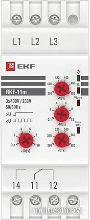 Реле контроля фаз EKF PROxima RKF-11m