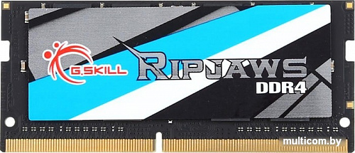 Оперативная память G.Skill Ripjaws 16GB DDR4 SODIMM PC4-19200 F4-2400C16S-16GRS