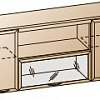 Шкаф распашной Лером Карина АН-1016-ГС (гикори джексон светлый)