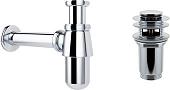 Сифон Wellsee Drainage System 182103001 (сифон, донный клапан, хром)