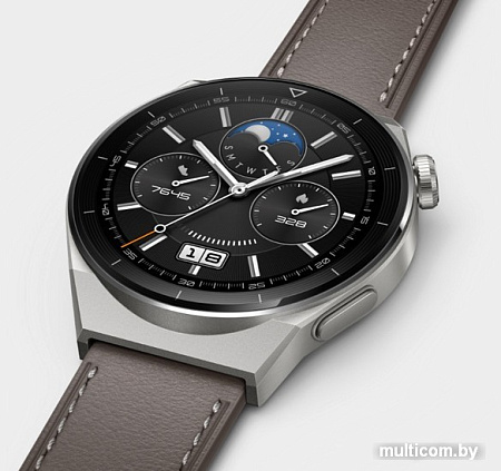 Умные часы Huawei Watch GT 3 Pro Titanium 46 мм (серый)