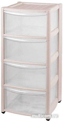 Комод Пластишка Амадео 431242507 (4 ящика, бежевый)