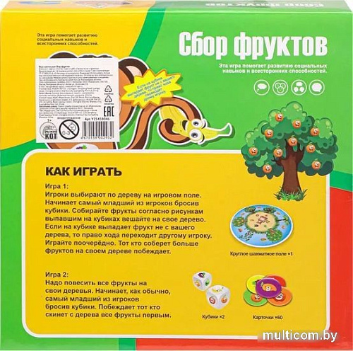 Настольная игра Huada Сбор фруктов Y25458046