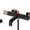 Смеситель Rea Salto REA-B6352 (черный/золотой)