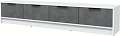 Тумба Интерлиния ТВ Концепт КТ-ТВ4-35 (бетон портленд/белый платинум)