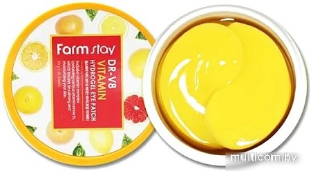 FarmStay Патчи для глаз DR-V8 Vitamin Hydrogel Eye Patch (60 шт)