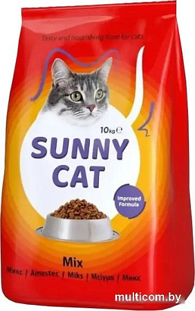 Сухой корм для кошек Sunny Cat Mix (с курицей и печенью) 10 кг
