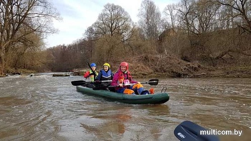 Надувная лодка Вольный ветер Ермак 540 Смарт (серый)