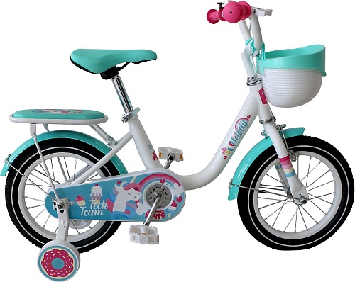 Детский велосипед Tech Team Melody 16 NN013863 (морская волна/бирюзовый)
