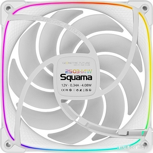 Вентилятор для корпуса Geometric Future Squama 2503-14 (белый)