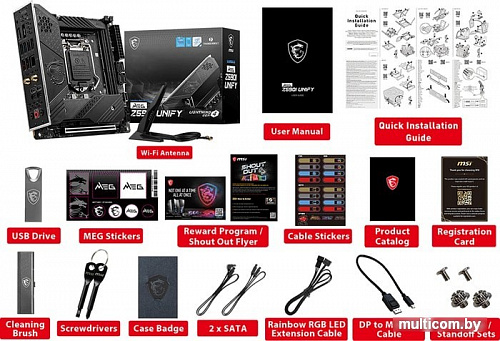 Материнская плата MSI MEG Z590I Unify