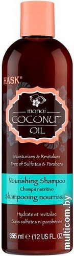 HASK Monoi Coconut Oil Питательный шампунь для волос (355 мл)