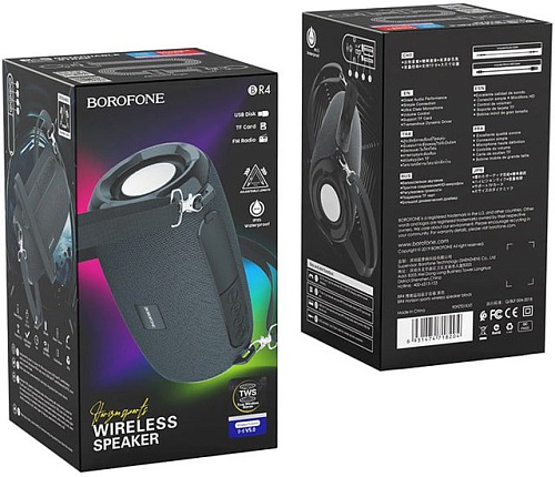 Беспроводная колонка Borofone BR4 (черный)