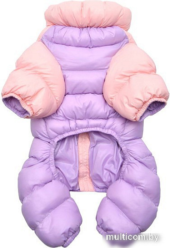 Комбинезон для животных Puppia Ultra Light Pastel PAUD-JP1675-PK-L (розовый/сиреневый)