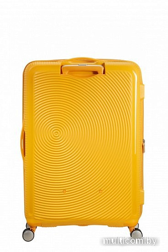 Чемодан-спиннер American Tourister SoundBox Golden Yellow 77 см