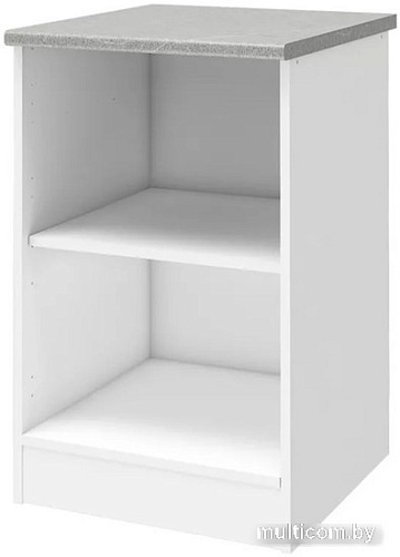Шкаф напольный Stolline Уют 275.08МСТ (белый/белый)