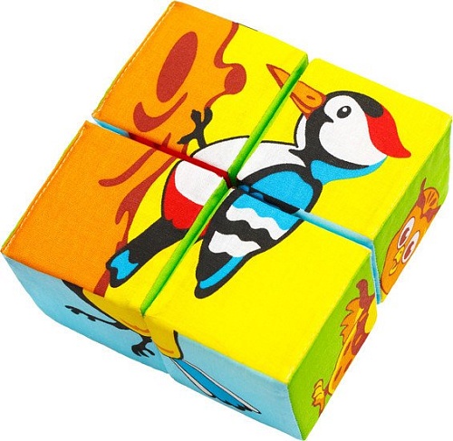 Развивающая игрушка Мякиши Собери картинку Птицы 688