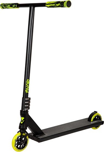 Трюковый самокат Novatrack Psycho 10 110A.PSYCHO.BLM21 (лимонный)