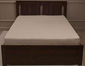 Постельное белье Amore Mio На резинке Трикотаж Евро 23116 (кофейный)